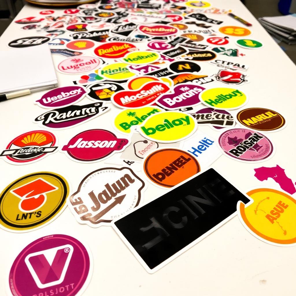 Custom Logo Stickers